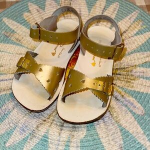 Gold Kids Sandals